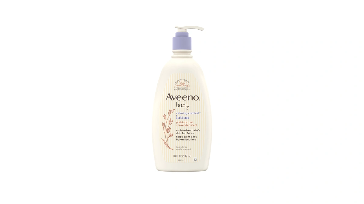 Aveeno Baby Calming Comfort Moisturizing Body Lotion With Relaxing Lavender