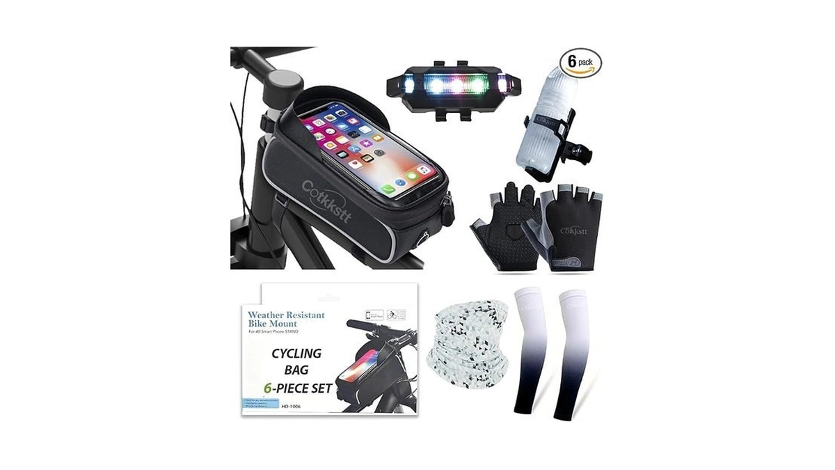 6 Pcs Bike Accessories Set, Mountain Biking Accessories For Men