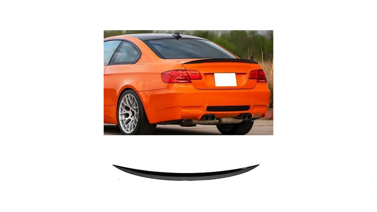 Khk E92 Rear Spoiler, Gloss Black Rear Trunk Spoiler Wings,