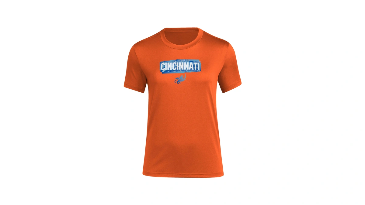 Adidas Women's Fc Cincinnati Local Pop Short Sleeve Pre-game T-shirt,