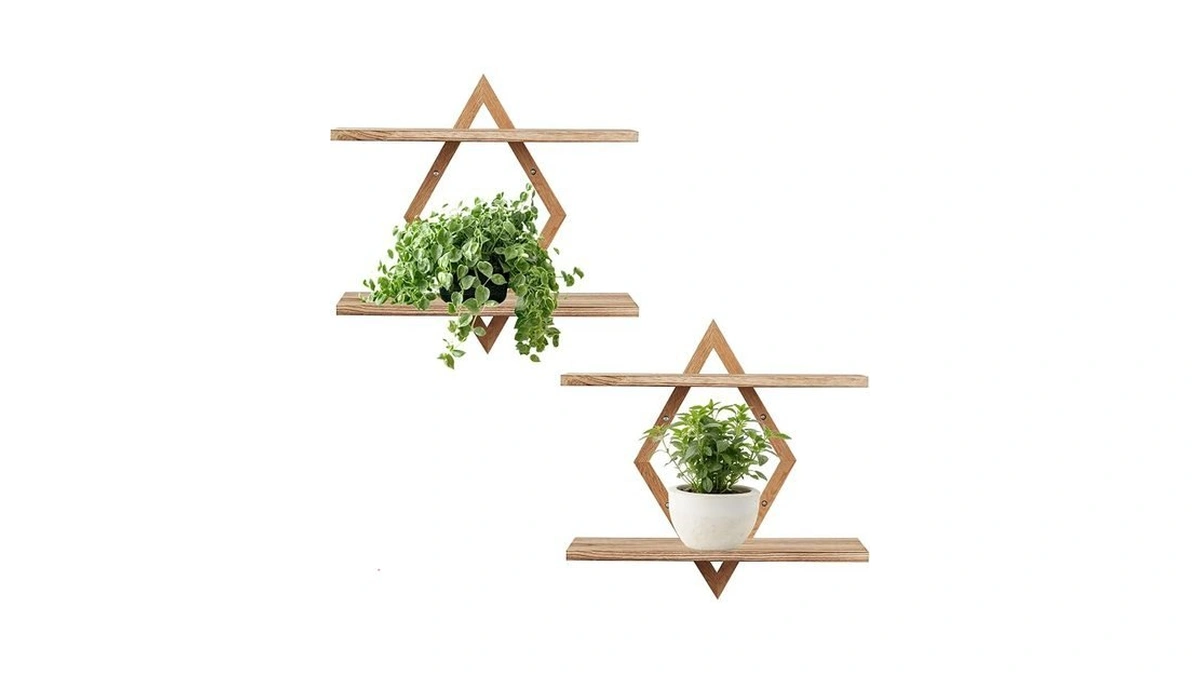 Floating Shelves For Wall,decorative Wall Shelf,2 Tier Hanging Shelf For