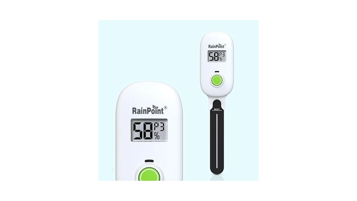 Rainpoint Smart Digital Wireless Plant Moisture Meter Houseplant Indoor,wifi Hub