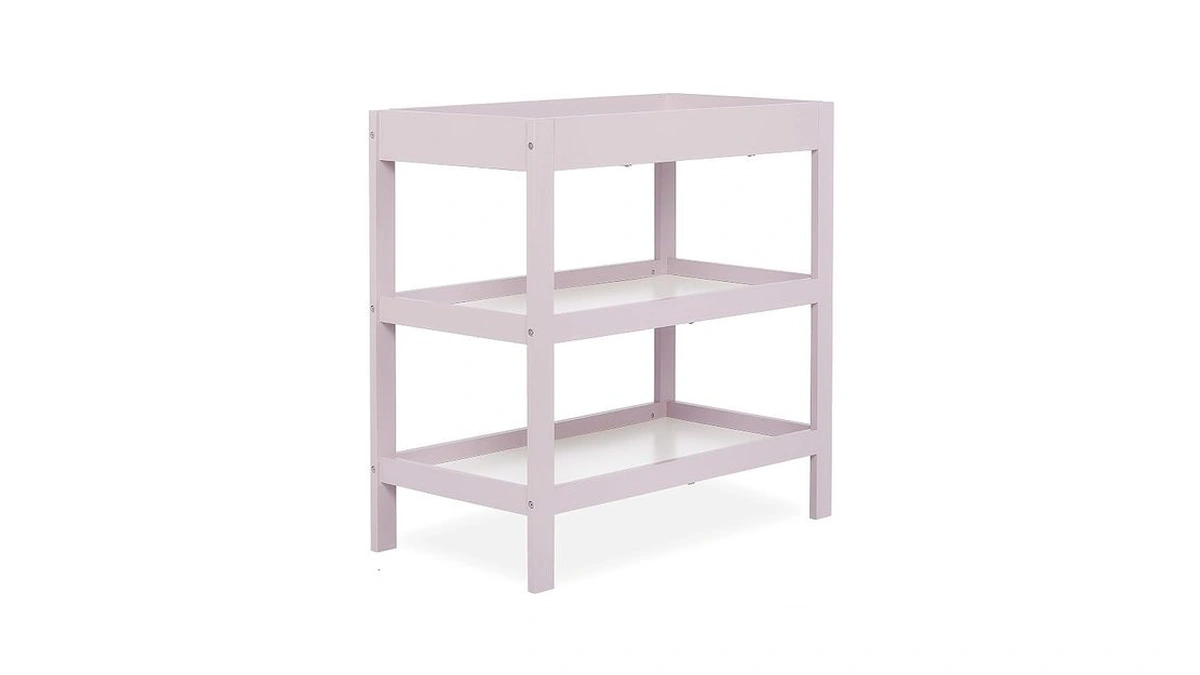 Dream On Me Ridgefield Changing Table In Blush Pink And