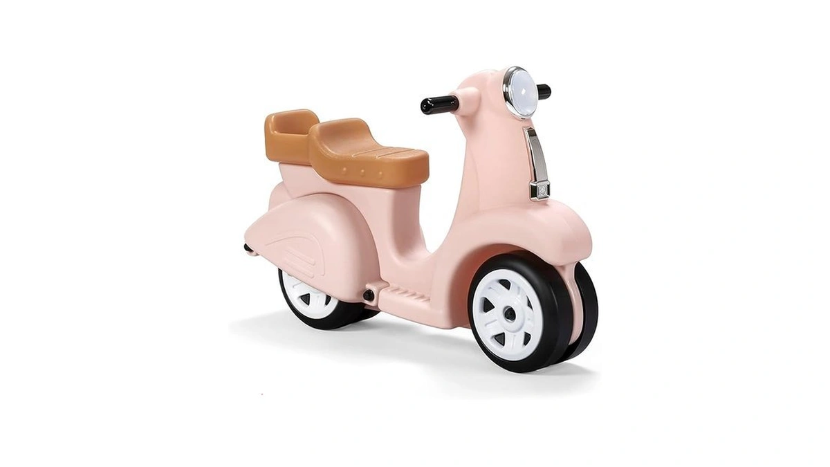 Step2 Ride Along Scooter Kids Push Car, Foot Powered Ride