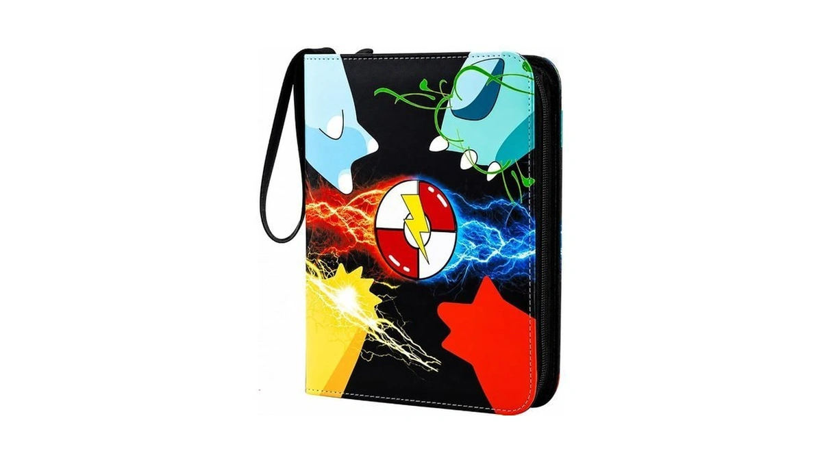 Trading Card Binder 4 Pocket, Holds 400 Cards With 50