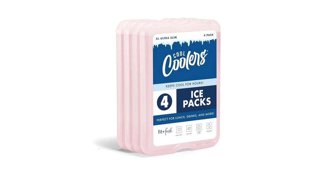 Cool Coolers By Fit & Fresh Xl Slim Ice Packs,