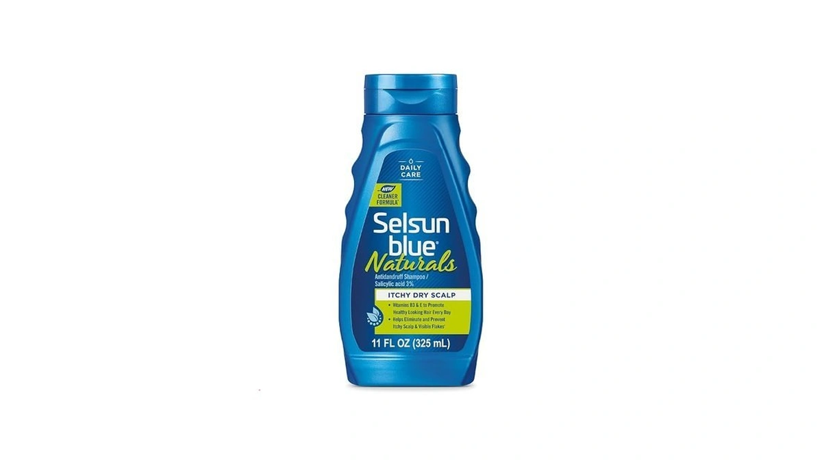 Selsun Blue Naturals Itchy Dry Scalp Antidandruff Shampoo, Extra-hydrating Formula
