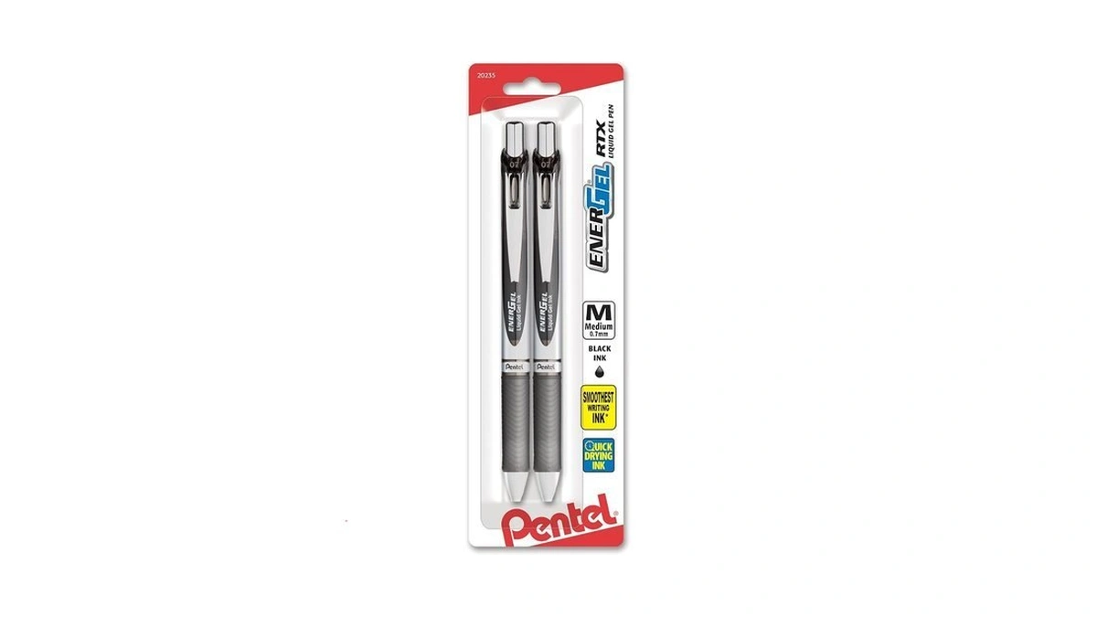 Pentel Energel Rtx Retractable Liquid Gel Pen, (0.7mm), Medium Line,