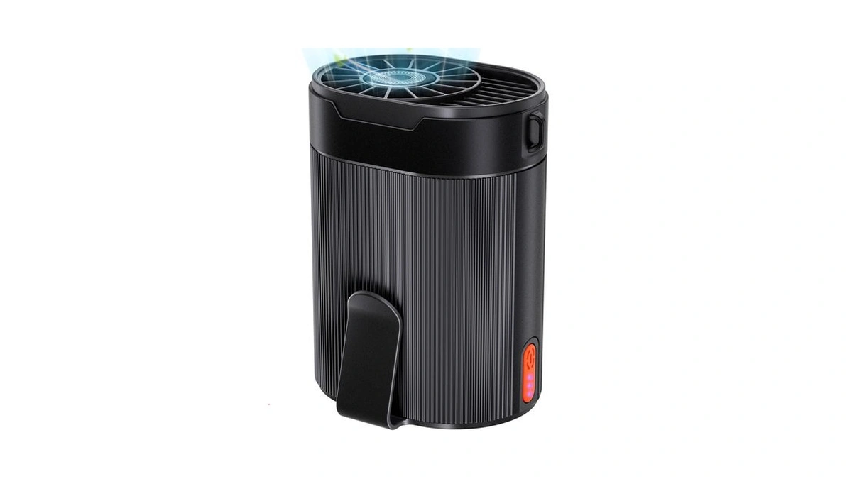 Genvu 2026 Ai Portable Waist Fan, 4-speed Clip On Personal