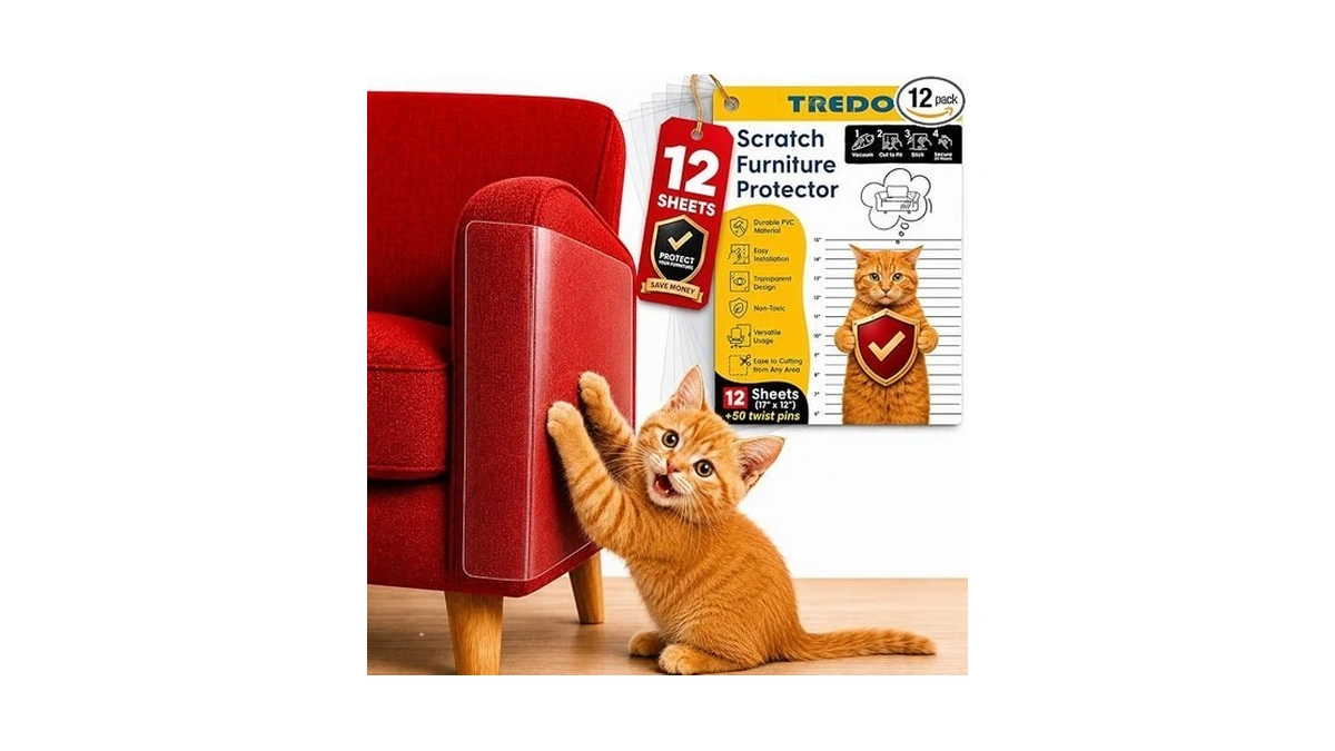 Cat Scratch Couch Protector 12 Pack – Heavy Duty Anti