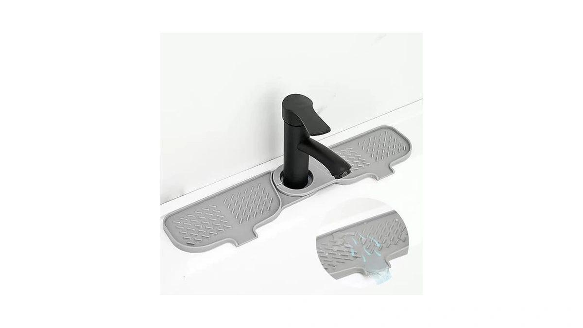 Kitchen Sink Faucet Mat, Faucet Draining Mat, Faucet Sink Splash
