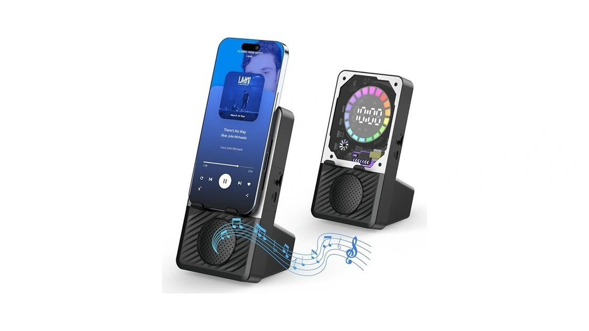 Auriani Wireless Induction Speaker, 5 In 1 Bluetooth Speaker With