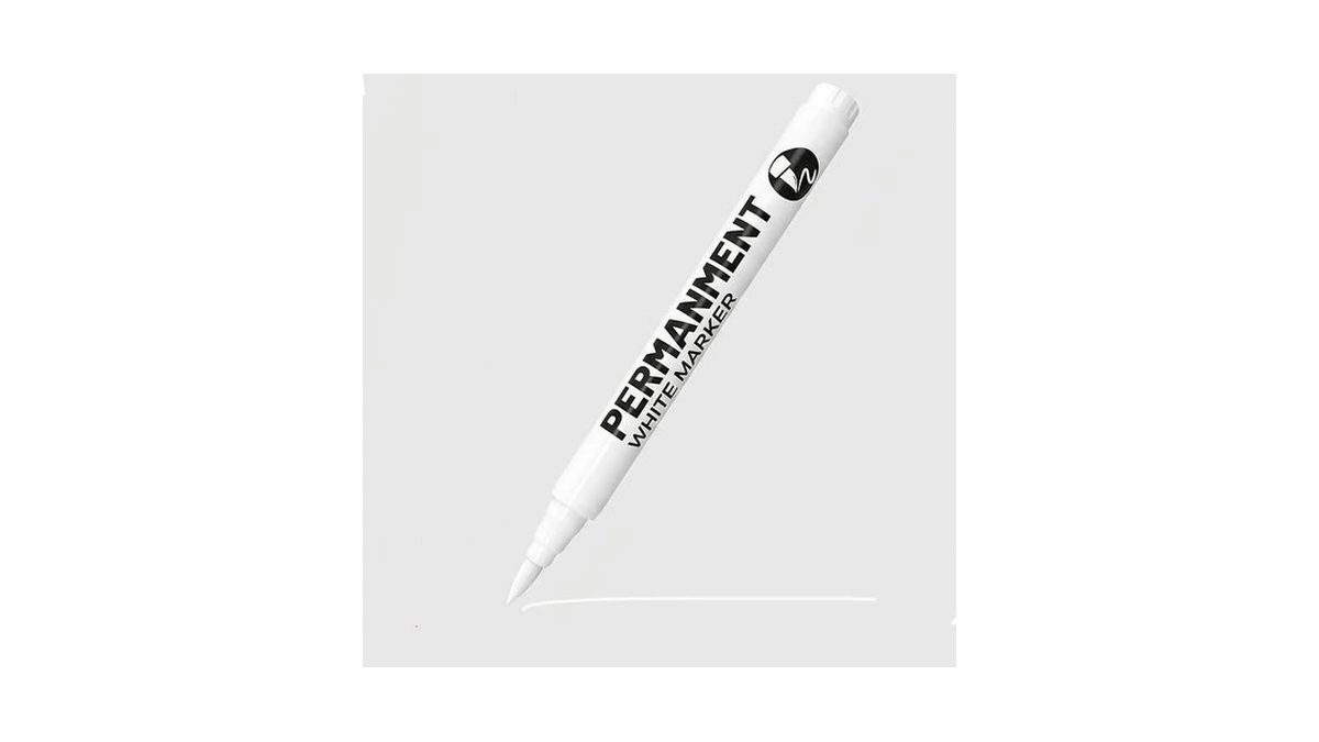Lmminbz White Acrylic Paint Brush Pens Christmas Decorations Permanent Marker