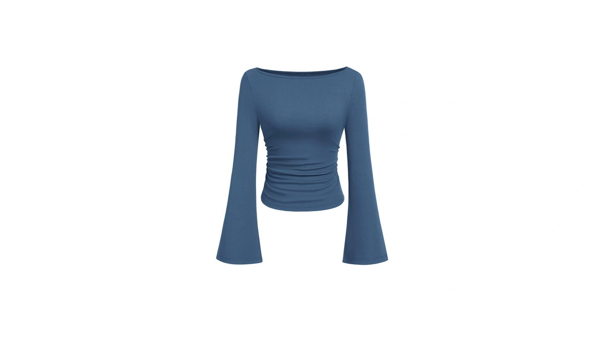 Prettygarden Womens Long Sleeve Shirts 2026 Spring Crop Going Out