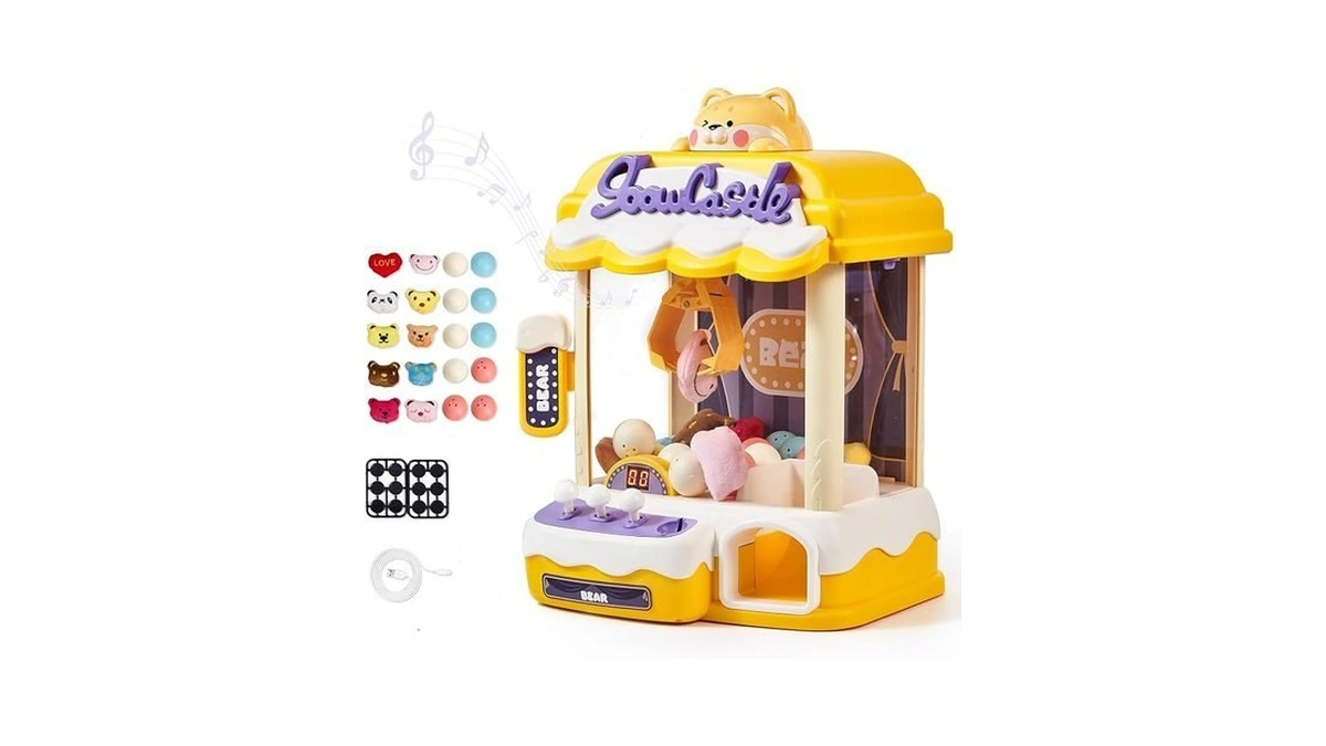 Toy Claw Machine For Kids, Kids Vending Machines With Adjustable