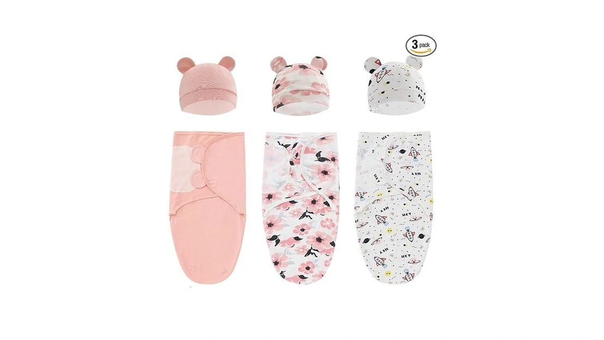Atongqi 3-pack Organic Baby Swaddle Sleep Sacks - Born Sack