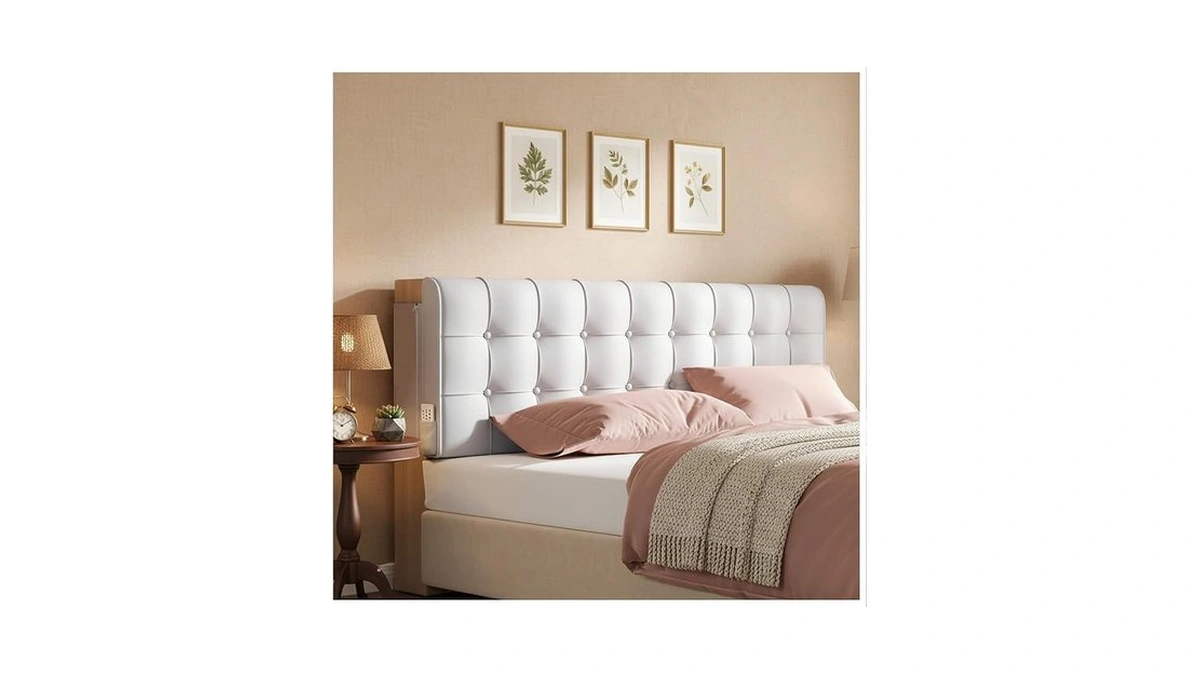 Cqxmjt Headboard Pillow, 45d Memory Foam Bed Backrest - 47”x24”x4”