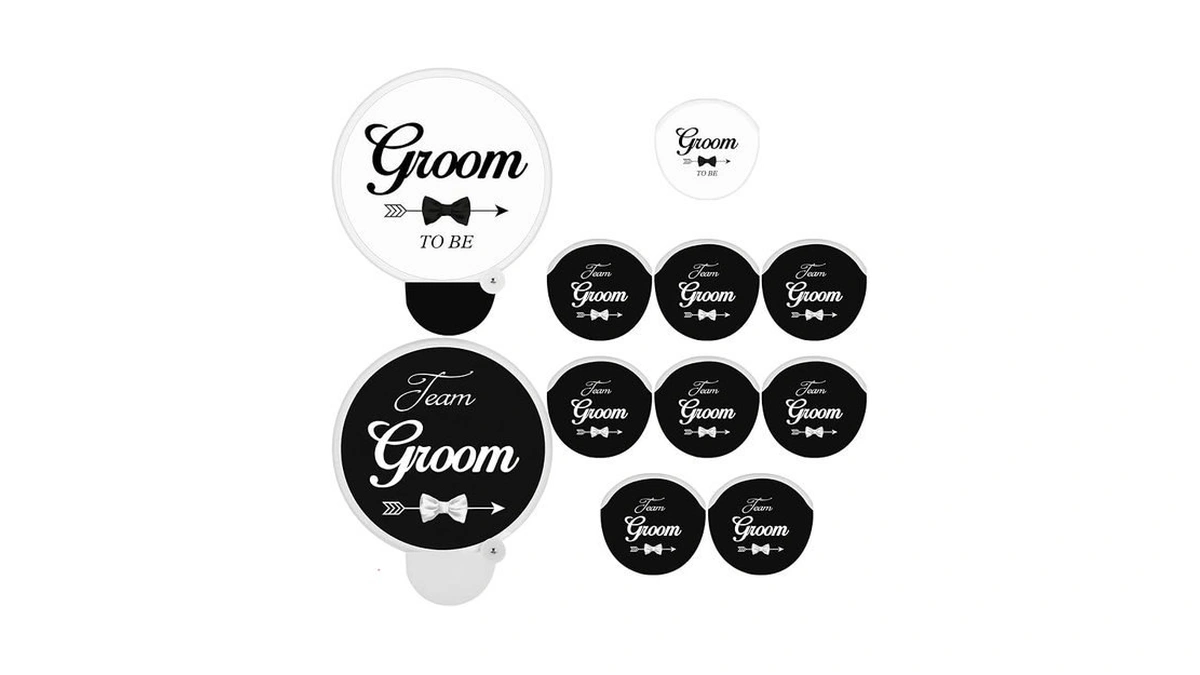 Rattanview 9 Pcs Round Folding Hand Fan For Wedding Bridesmaid