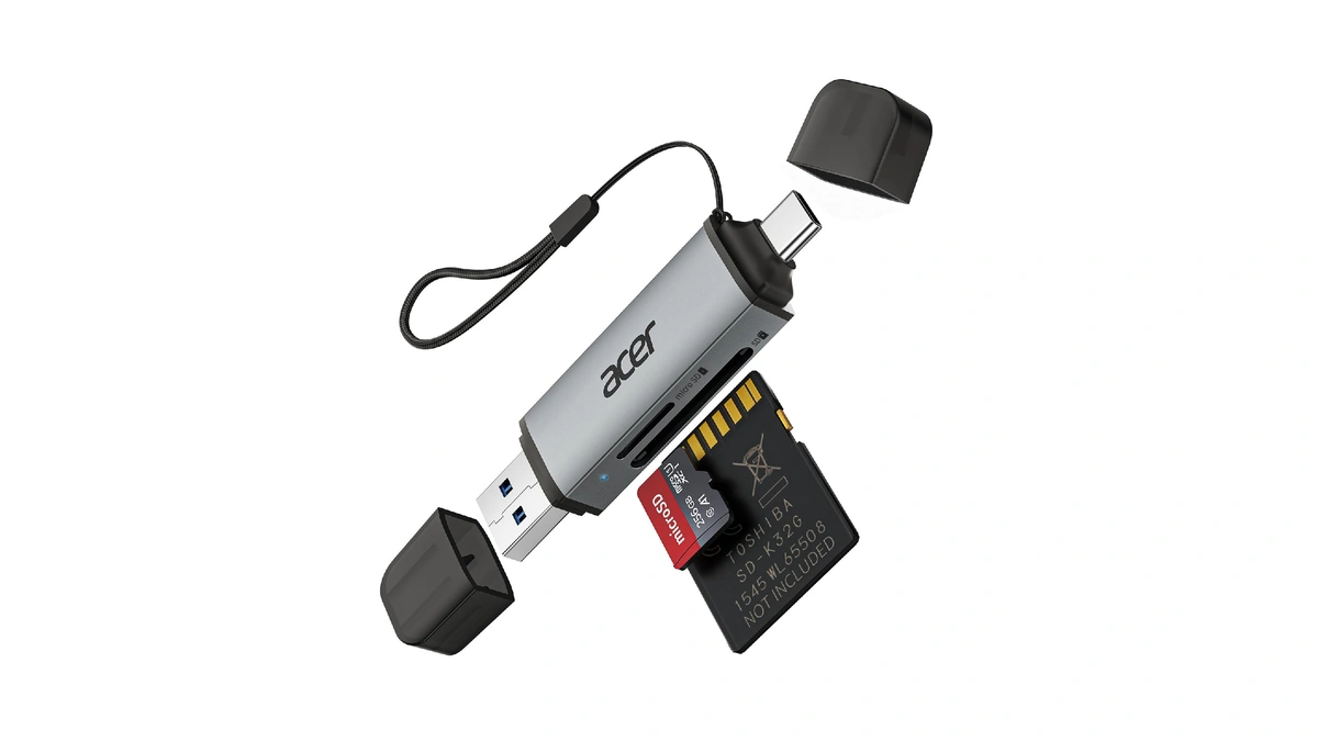 Acer Sd Card Reader Usb C, Dual Slots Usb 3.0
