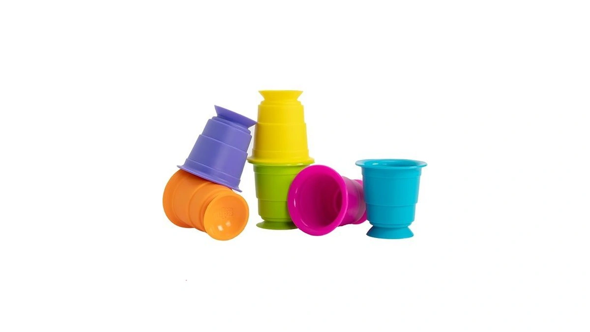 Fat Brain Toys Suction Kupz - Creative Tactile Learning Sensory