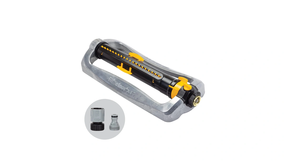 Melnor 65154amz Xt Turbo Oscillating Sprinkler, Metal Base, 4,500 Sq.