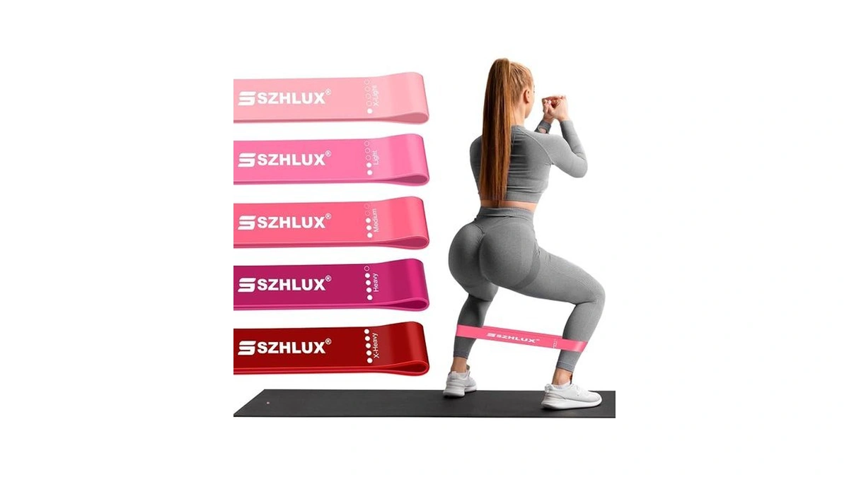 Szhlux Resistance Bands Set With Instruction Guide And Carry Bag,