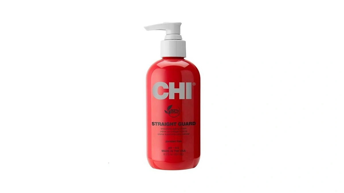 Chi Straight Guard Smoothing Styling Cream, Frizz Control & Hair
