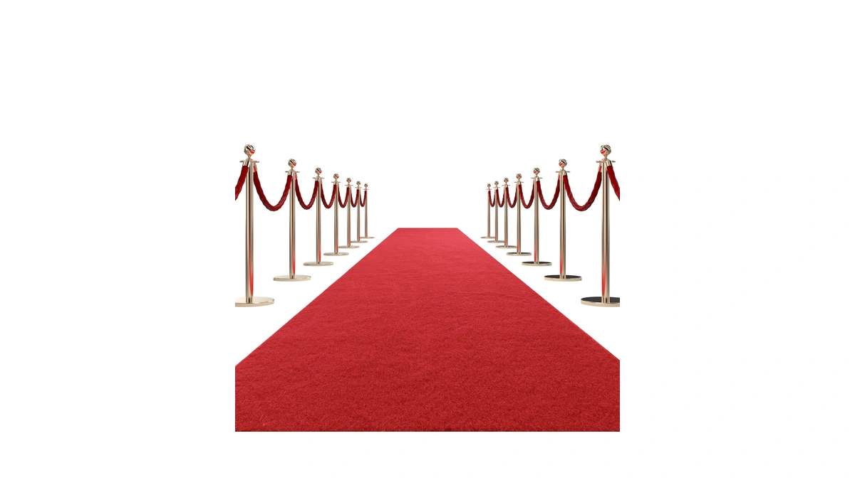 Hombys 450 Gsm Extra Thick 3x10 Ft Red Carpet Runner