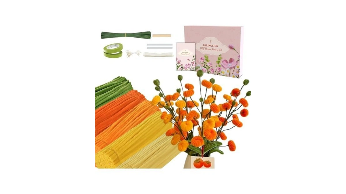 Balinging 500pcs Pipe Cleaners Craft For Flowers,chenille Stems For Diy