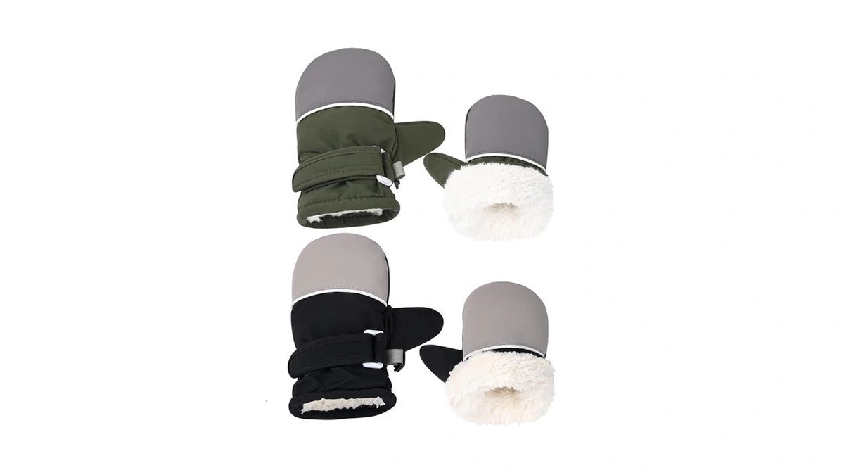 Weradau Fleece Lined Mittens For Baby Boys Girls,baby Toddler Little