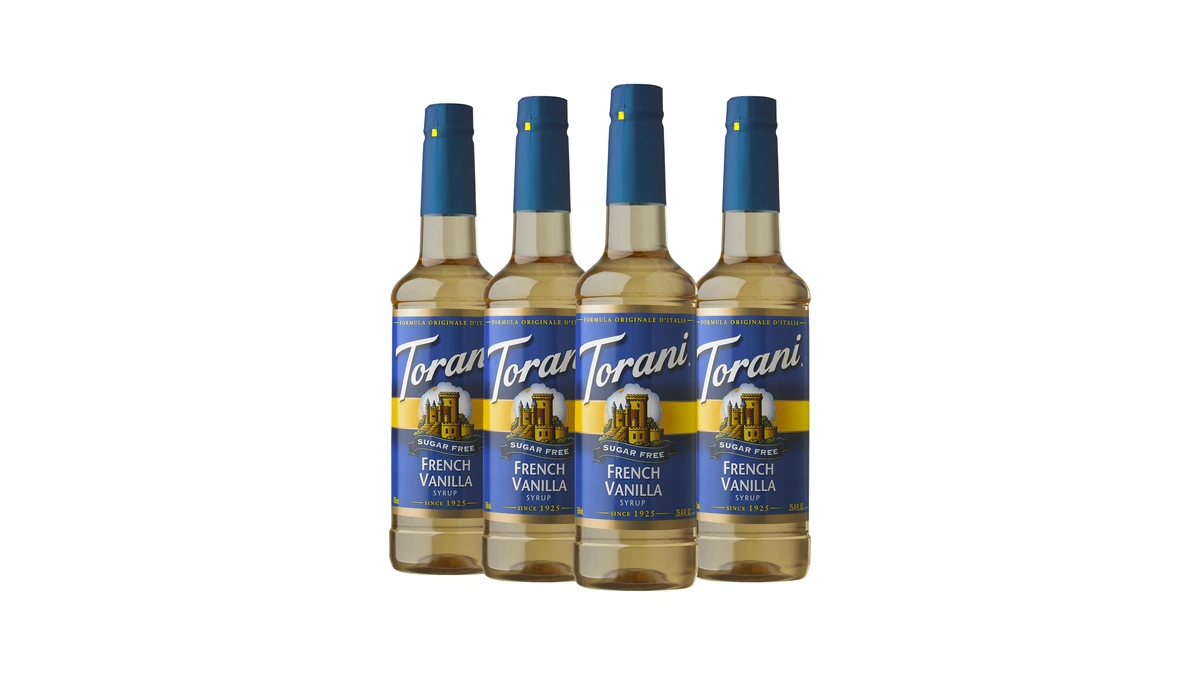 Torani Sugar-free Syrup, French Vanilla, 25.4 Fl Oz Bottle (pack
