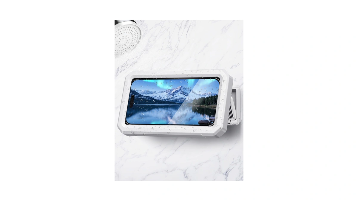 Uprone Shower Phone Holder Waterproof - 480° Rotatable Retractable Adjustable