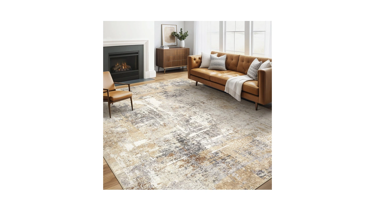 Area Rugs Living Room Large Washable Abstract...