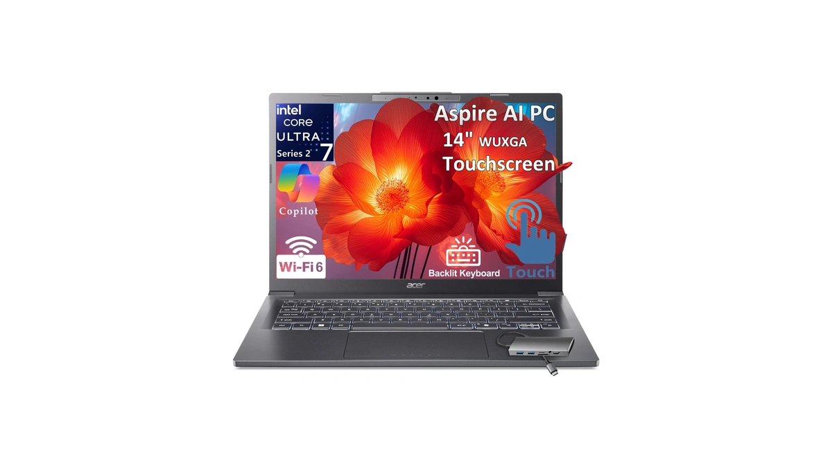 Acer 2026 Aspire Ai Laptop For Business & Creators |