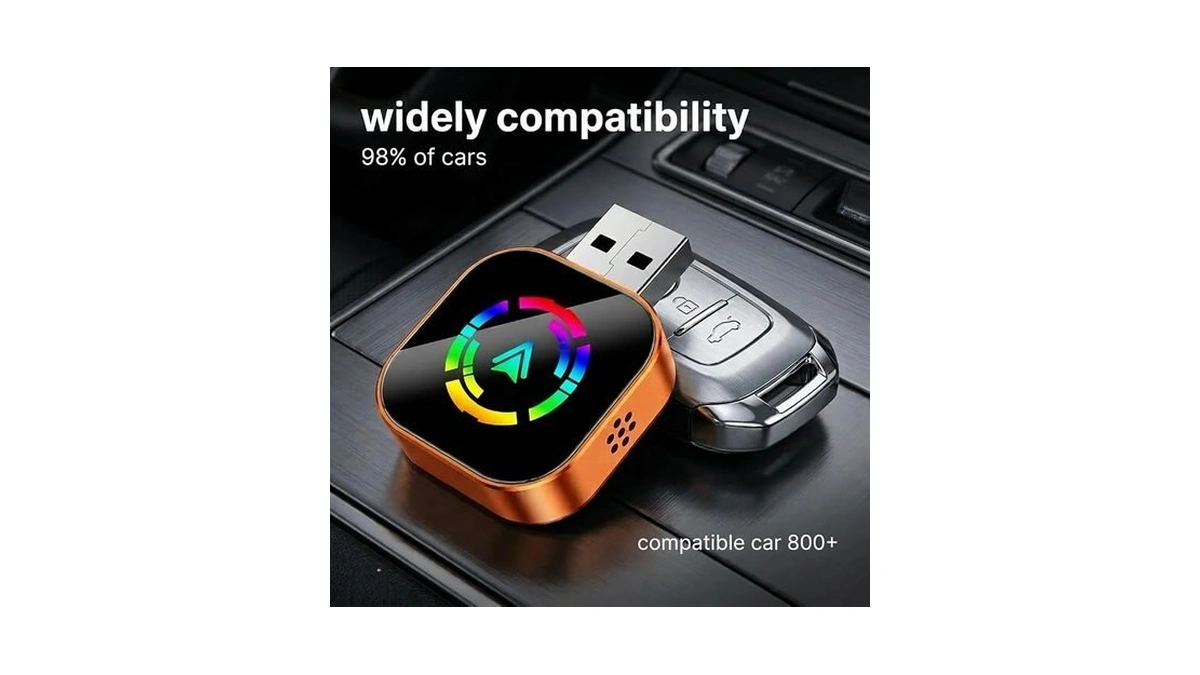 2026 Wireless Carplay Adapter, Upgraded Wired To Wireless, Supports Carplay