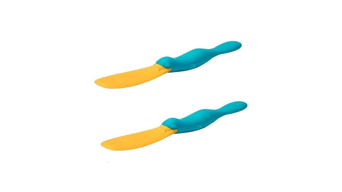 2 Pcs Silicone Jar Scraper With Long Handle Jelly Jam