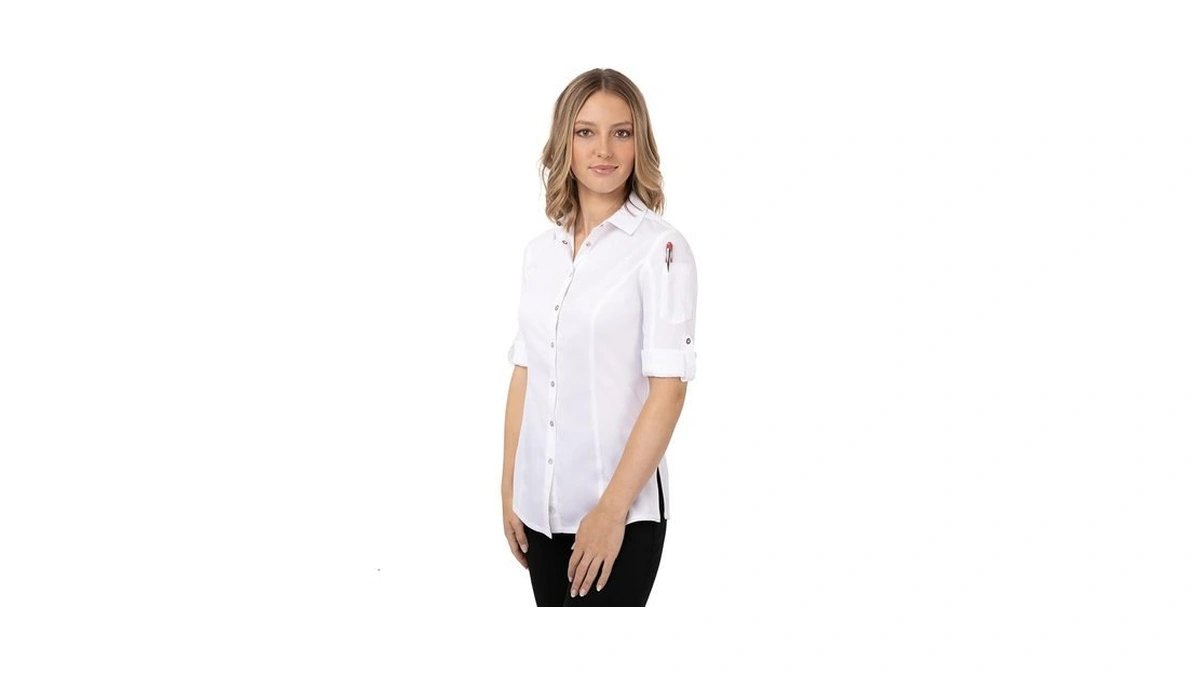 Amazon : Chef Works Women's Seville Shirt With Me