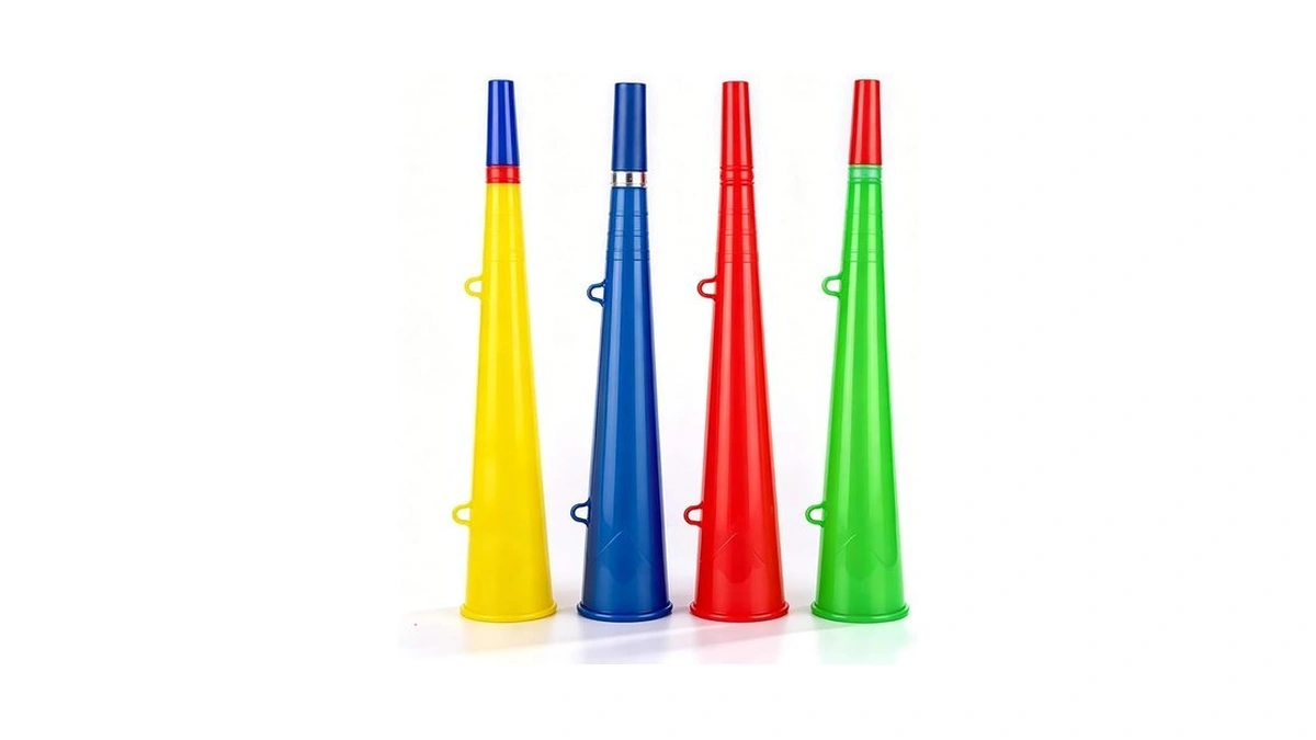 4 Pcs 14 In Multicolor Plastic Trumpet Stadium Horn Noise
