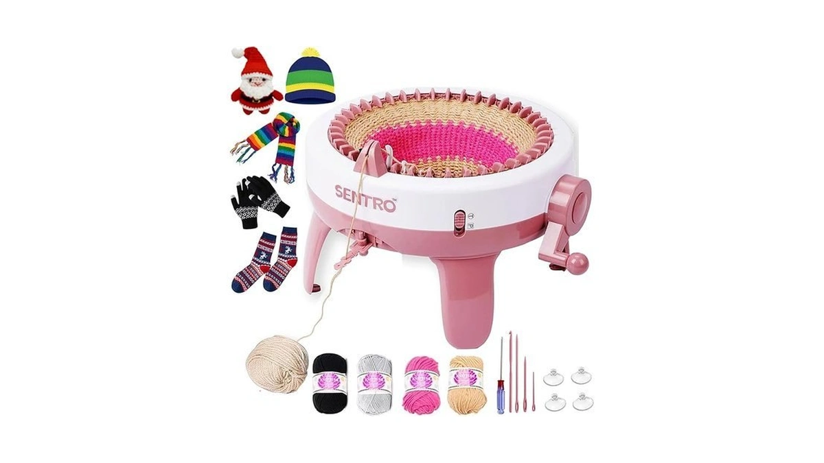 Sentro Knitting Machine, 48 Needles Smart Knitting Crochet Machine With