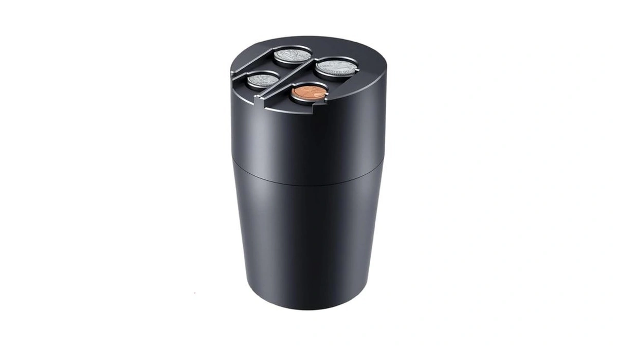 Suliper Coin Holder For Car, Large Capacity Universal Car Portable