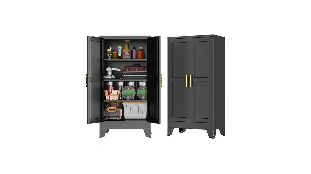 Gaious 47.2'' Tall Metal Garage Storage Cabinet,file Cabinet With Door
