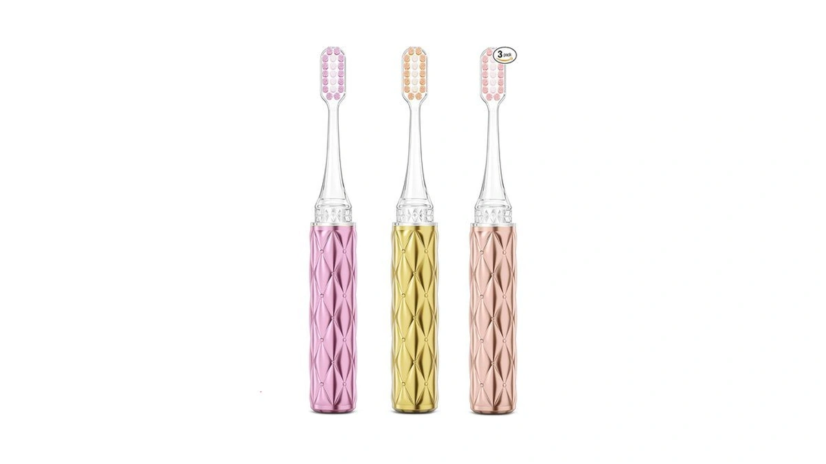 Suree Portable Travel Toothbrush With Case, Lipstick-style Design, Extra Soft