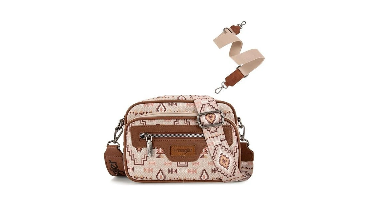 Wrangler Crossbody Bag For Women, Aztec Shoulder Bag Purse With