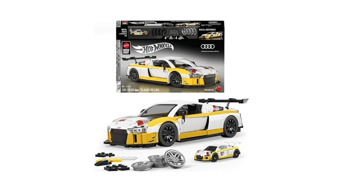 Mattel Brick Shop Hot Wheels Elite Series Building Set, ’15