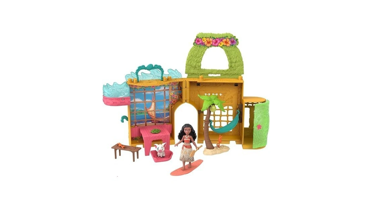 Mattel Disney Princess Toys, Moana Storytime Stackers Doll House With
