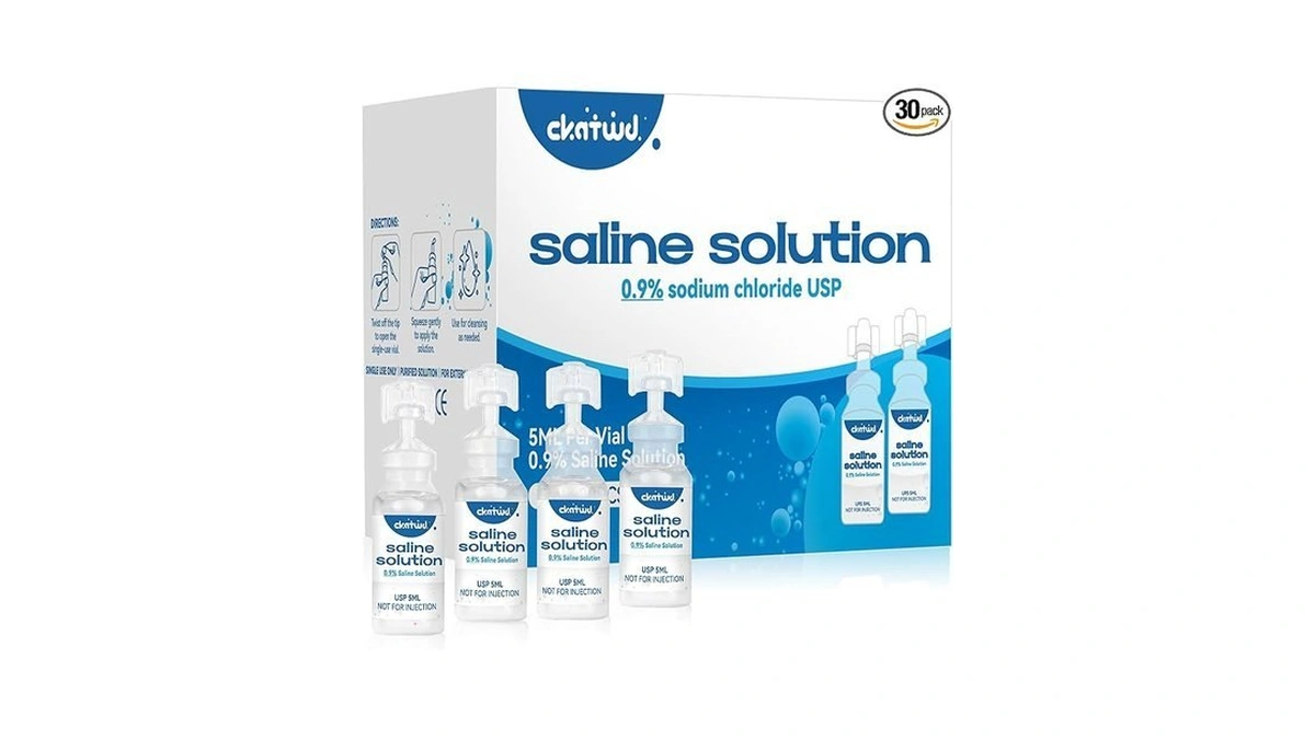 Ckatwd 0.9% Saline Solution,saline Cleaning Solution For Daily Use,normal Saline