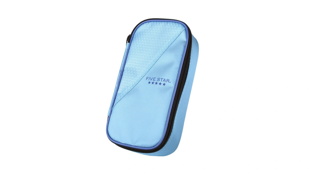 Five Star Pencil Pouch, Pen Case, High-capacity Zipper Pouch, Storage