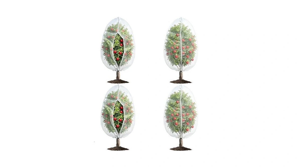 Bird Netting For Garden Protection, 4 Pack 3.3ft X 2.7ft