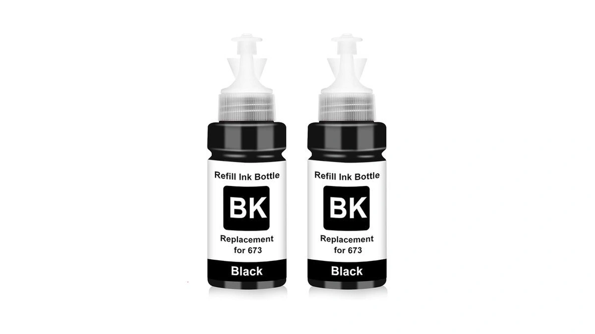 Yongairuink Compatible T673 Ink Bottles Replacement For T6731 T6732 T6733