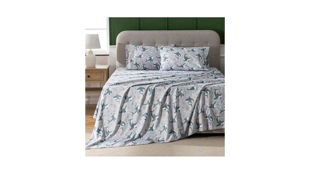 Sushing Cartoon Printed Brushed Microfiber Bedding Set β Ultra Soft